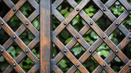 Lattice patterns, with their crisscrossing lines, create a sense of openness and structure.