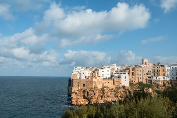 Polignano a Mare's cliffside charm.