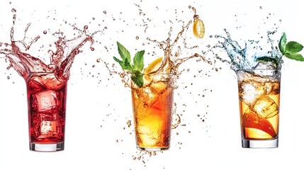 Refreshing Iced Tea with Lemon and Mint: A Summer Drink