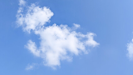 Single cloud in summer sky