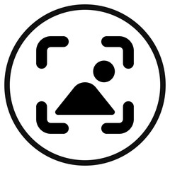 Editable vector screenshot, scan image icon. Part of a big icon set family. Perfect for web and app interfaces, presentations, infographics, etc