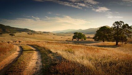Fototapeta premium beautiful vintage landscape