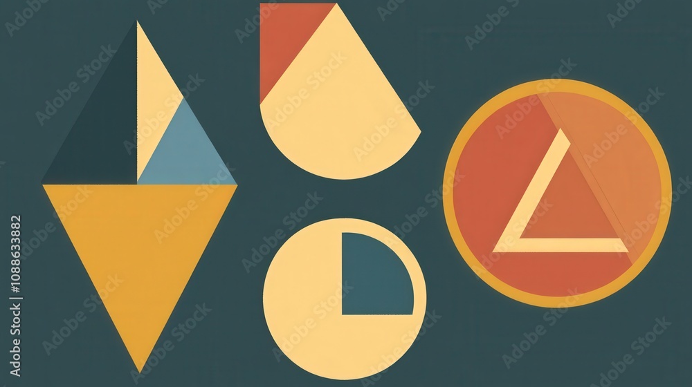 Poster shapes are fundamental elements of design that help us organize visual information and create meanin
