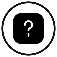 Editable vector question mark info square icon. Part of a big icon set family. Perfect for web and app interfaces, presentations, infographics, etc