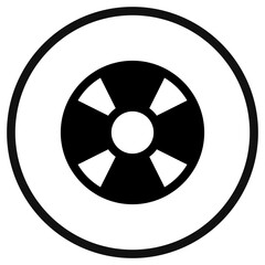 Editable vector help support lifebuoy icon. Part of a big icon set family. Perfect for web and app interfaces, presentations, infographics, etc