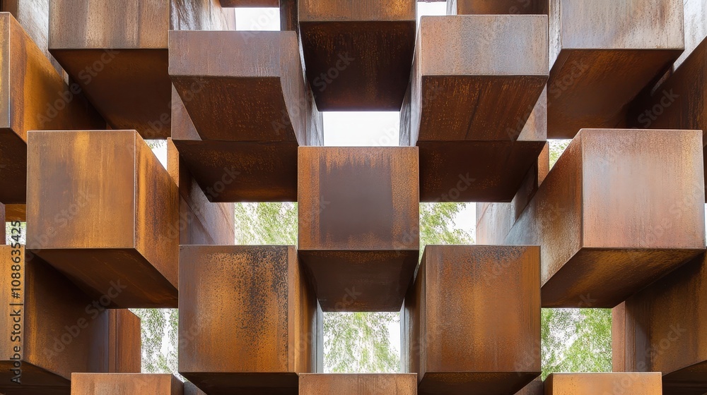 Poster the cube is a three-dimensional shape that represents stability and solidity.