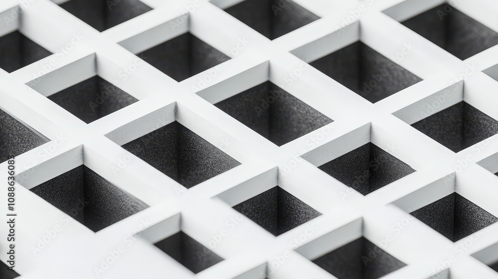 Poster the grid pattern is a dream, with its clean, orderly lines creating a structured, geometric aestheti