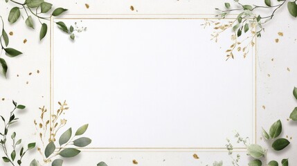 Beautiful and stunning blank white card image for wedding message.