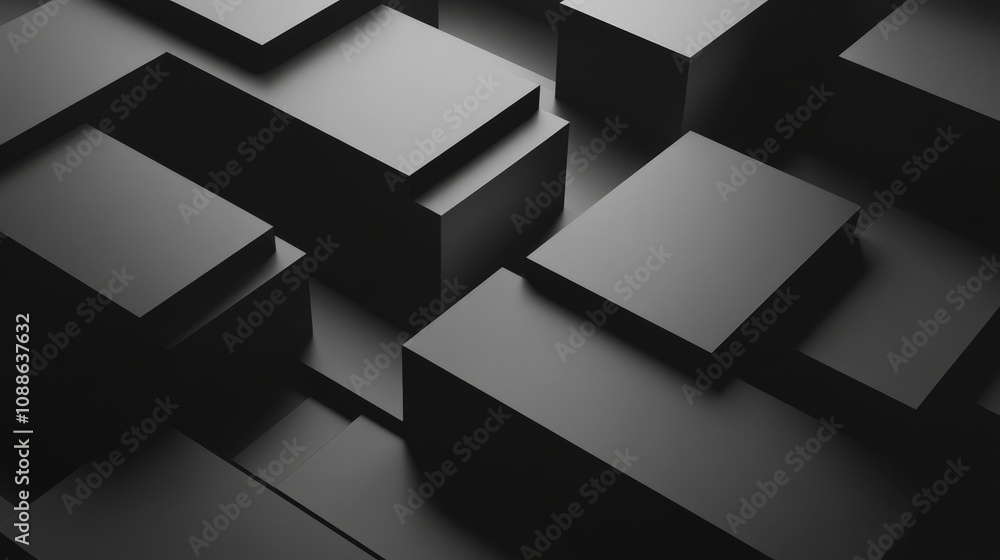Poster the rectangle is a foundational shape in design, symbolizing stability and reliability
