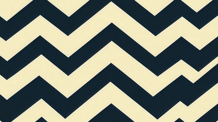 The zigzag shape creates a dynamic sense of energy and movement.