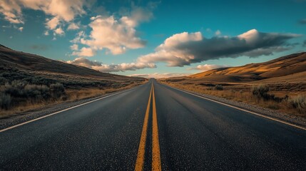 Open road, journey, adventure, travel, highway