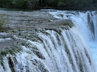 Visoki buk waterfall on Zrmanja river (Velebit Nature Park, Croatia) - Wasserfall Visoki buk am...