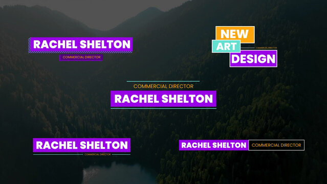 Flat Simple Lowerthird