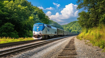 Obraz premium Write about the experience of traveling by train