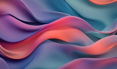 Fabric with Wrinkles and Folds. Wavy Surface Wallpaper, generation AI
