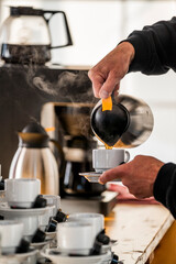 drinking cup of coffee nice 