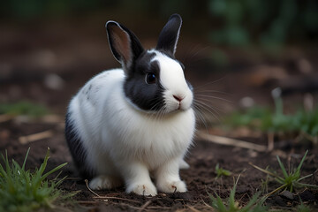 Fototapeta premium All About Rabbits: Fascinating Facts and Care Tips