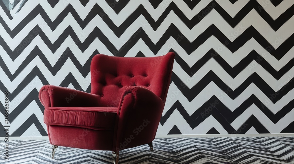 Poster zigzag patterns, with their sharp, angular lines, create dynamic movement and energy in designs