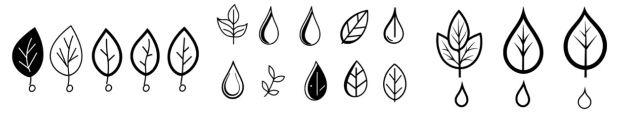 The line icons do not contain artificial colors, anti-dandruff flake free. Dermatologically tested, paraben-free icons. Hypoallergenic tested, neutral pH. Linear set. Vector.