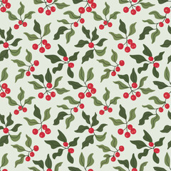 Seamless Christmas Pattern design in High class artistic vision vector