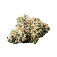 A stunning macro image of a cannabis bud, highlighting its intricate trichomes and vibrant details. Perfect for lifestyle, medical, or cannabis industry visuals.