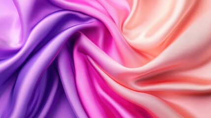 Obraz premium Soft Purple and Pink Hues Smooth Satin Background