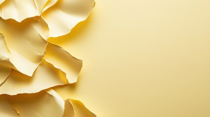 Naklejka premium Soft Yellow Paper Texture with Light Background