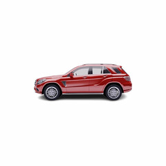 Obraz premium Realistic vector red car isolated in transparent background, in front isometric view.