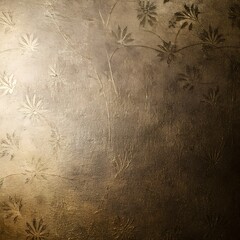Shiny gold foil background with light reflections. Luxury golden texture template for design.