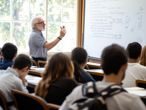 A Group of Students Engaged Learning in a Classroom