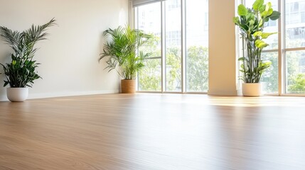 Fototapeta premium Serene Yoga Space for Recovery and Therapy Sessions