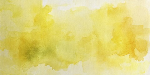 Obraz premium Soft and Bright Yellow Watercolor Background with Subtle Gradients and Textures Ideal for Creative Projects, Print Design, and Artistic Expressions
