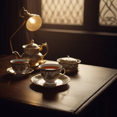 Tee - Tasse Tee als Pause am Arbeitsplatz