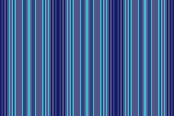 Flowing texture fabric vertical, relief seamless stripe background. Comfort pattern vector textile lines in blue and cyan colors.