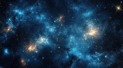 Fototapeta premium A breathtaking night sky filled with twinkling stars, creating a sense of wonder and tranquility