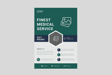Corporate Healthcare and Medical Flyer Design Templates