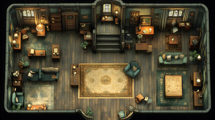 DnD Battlemap The Guest Room