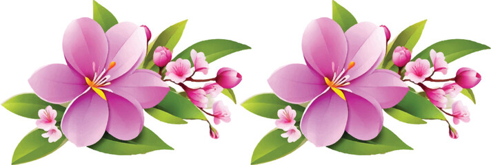 Fototapeta premium Vector beautiful flower design