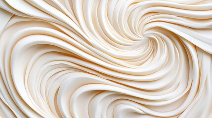 Creamy Beige Swirling Fabric Texture Abstract Background Design Element