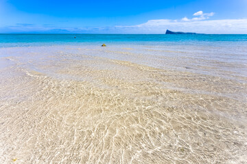 Lagon mauricien face au Coin de Mire