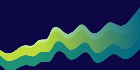 Abstract Wave Background. Modern Design, Digital Art, Fluid Shapes, Minimalist Wallpaper, Creative Vector Illustration