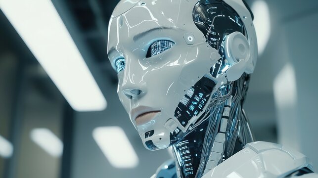 A conceptual representation of artificial intelligence in medicine, showcasing innovation and advancements