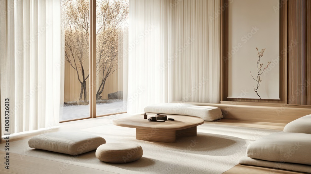 Poster feng shui in minimalist spaces, achieving harmony with fewer elements