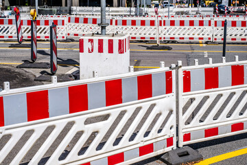 typical security barrier at a street