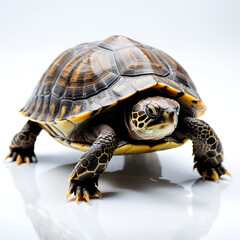 Fototapeta premium turtle on white