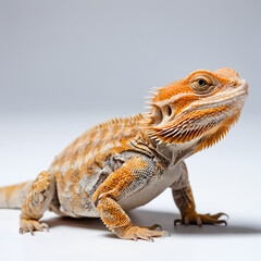 Obraz premium iguana isolated on white