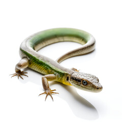 Fototapeta premium lizard isolated on white