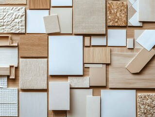 Chic Modern Craftsmen's Material Display