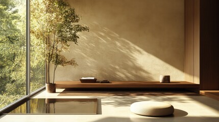 Simplified feng shui designs for minimalist living, reducing clutter for peace