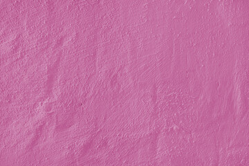 Stucco plaster surface, brushstroke background, close up, macro texture of pink painted cement, concrete wall texture. Wallpaper, backdrop, architecture design element